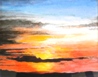 53 - West Malvern Sunset - Wc Pencil - Mary Vivian.JPG